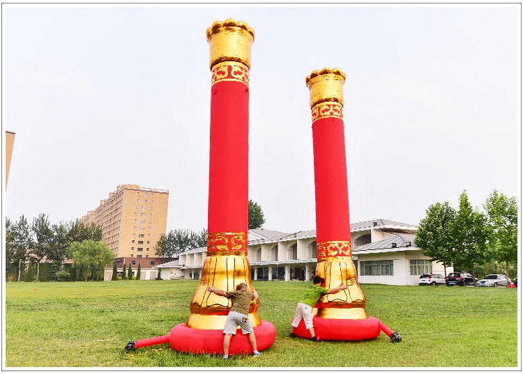 海南藏族庆典充气立柱