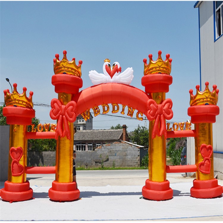 海南藏族节庆充气拱门